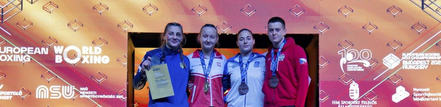 Stella Blažková na Mistrovství Evropy v boxu