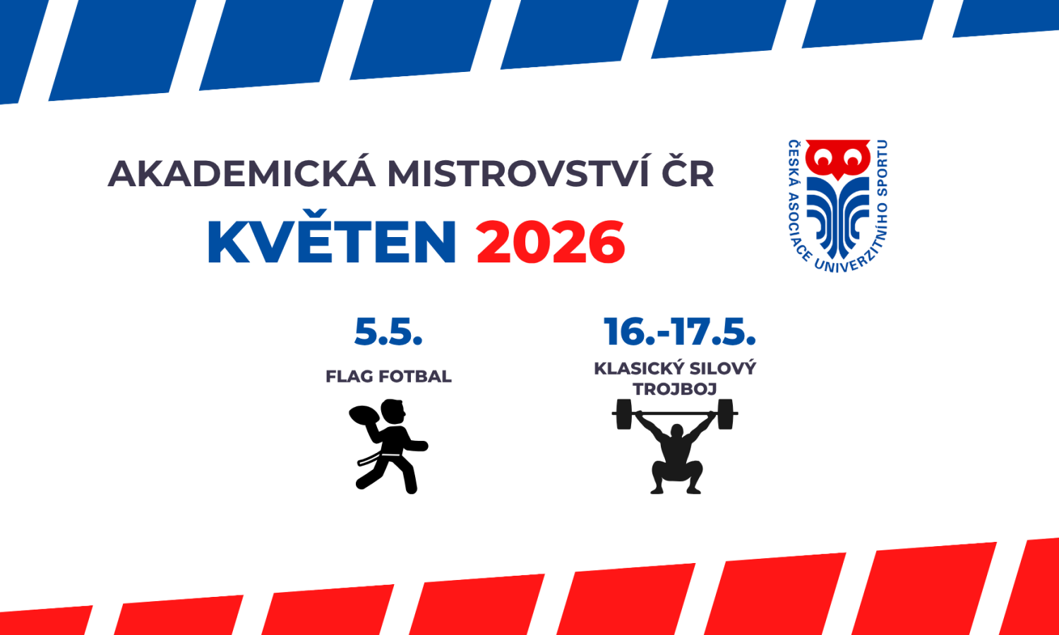 Akademická mistrovství ČR - květen 2026